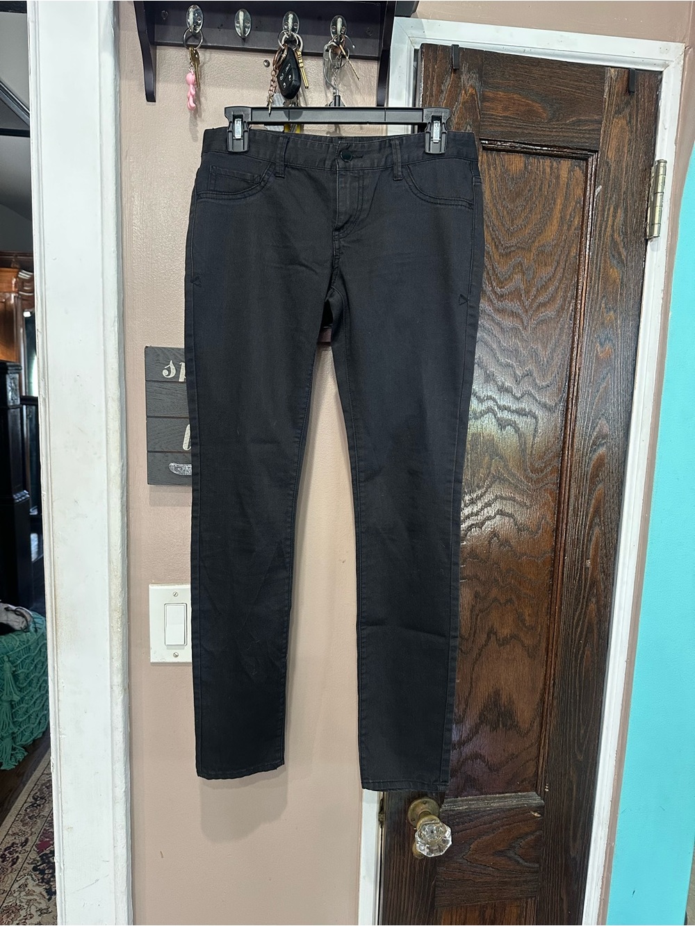 Armani Exchange Women's Black Slim Fit Jeans waist 30 inches